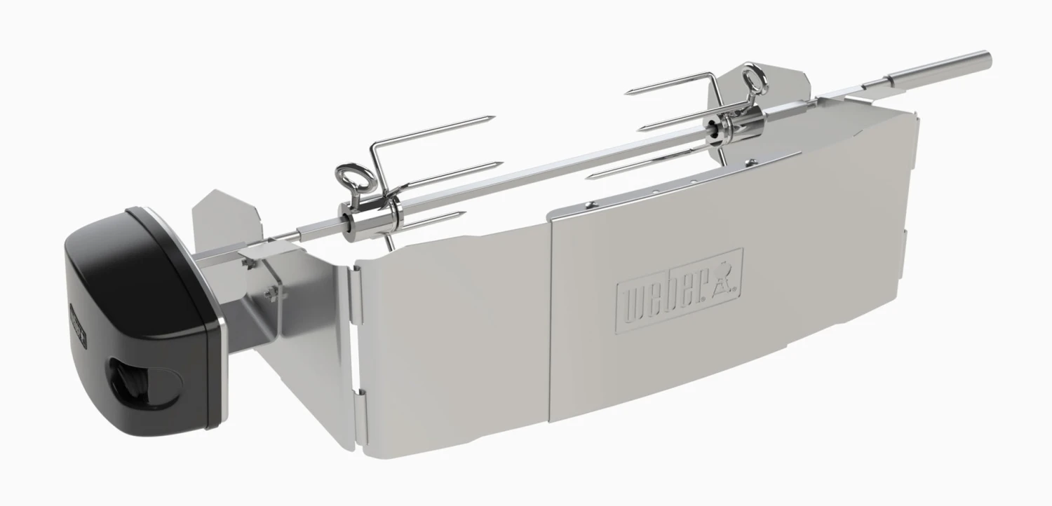 Asador Giratorio Para Weber Pulse 1000 Y 2000