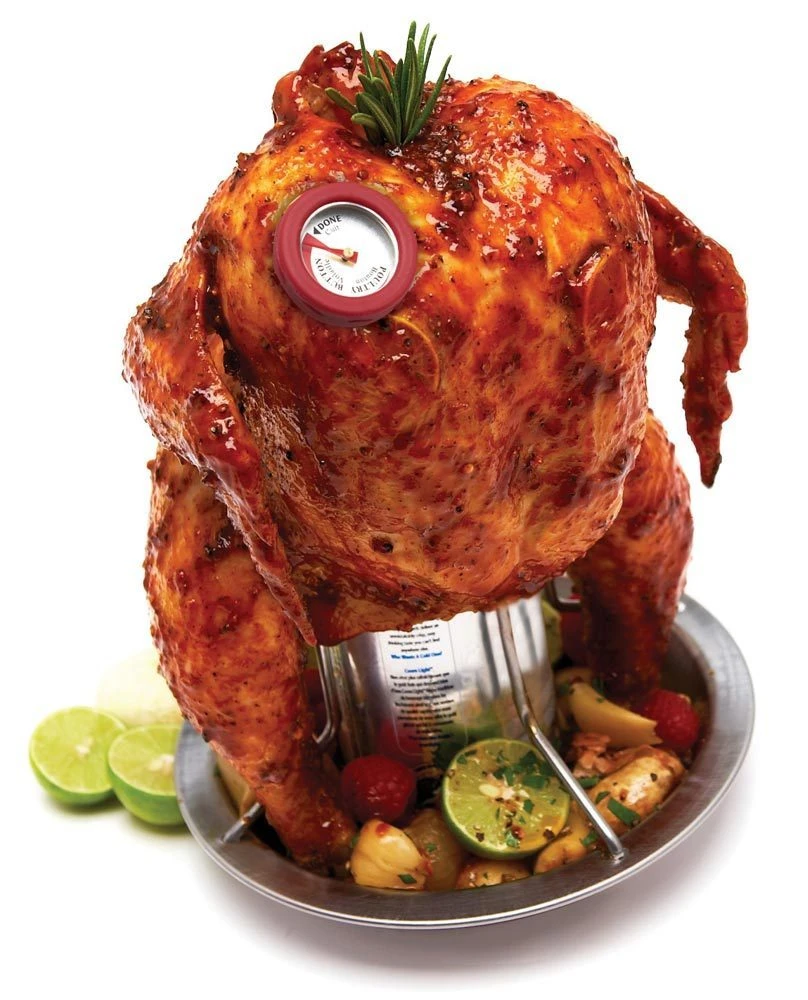 Asador De Pollos Con Termometro Broil King 2 Asador De Pollos Con Termometro Broil King - Imagen 2