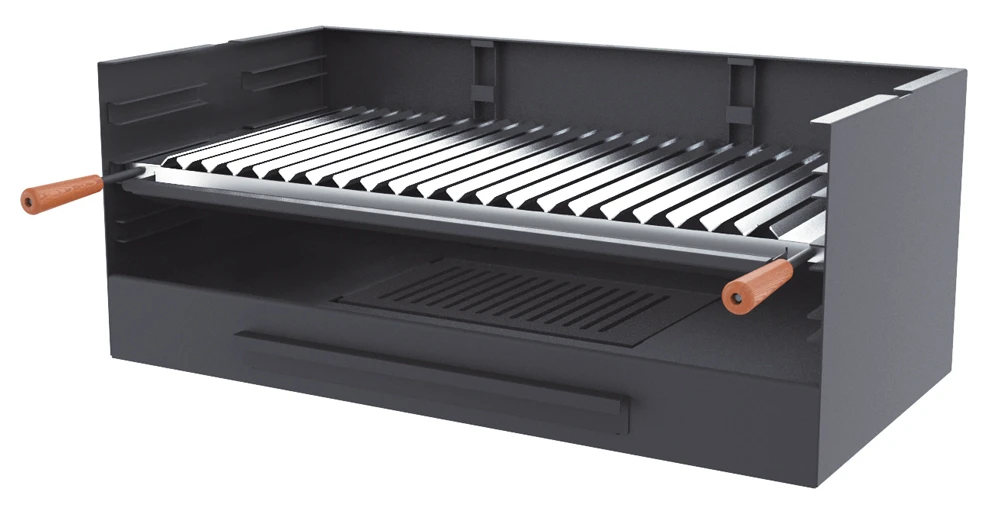 Barbacoa De Carbón Y Leña 80 Cm 1 Barbacoa De Carbón Y Leña 80 Cm