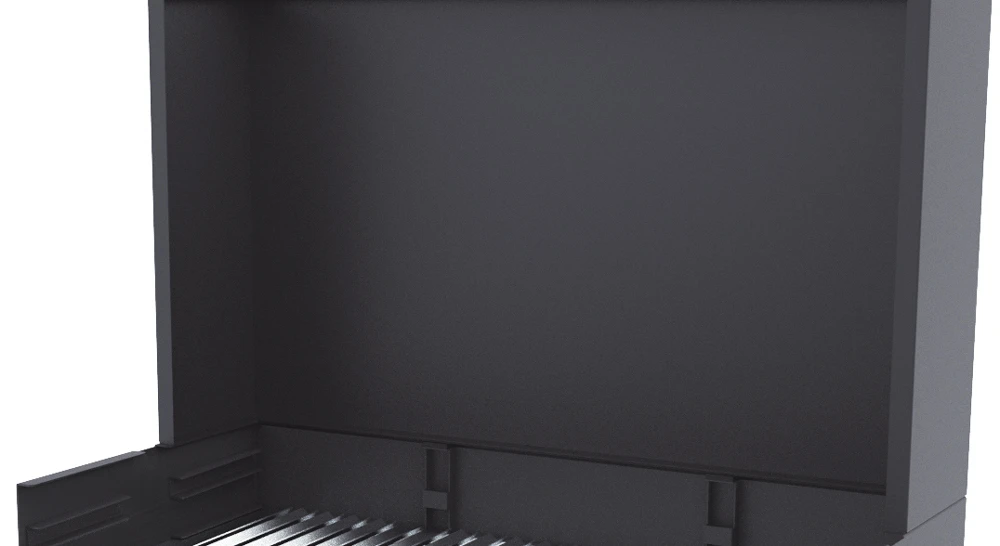 Barbacoa Carbón Y Leña 80 Cm Con Paravaientos 2 Barbacoa Carbón Y Leña 80 Cm Con Paravaientos - Imagen 2