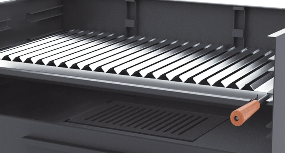 Barbacoa De Carbón Y Leña 80 Cm 2 Barbacoa De Carbón Y Leña 80 Cm - Imagen 2