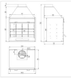 Barbacoa Argentina 90 Cm. -Napoleon || Weber || Broil King Ventas Barbacoa Argentina 90 cm 3