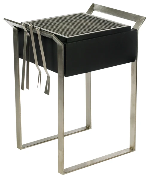 Barbacoa Heat 45 Inox. Carbón 2 Barbacoa Heat 45 Inox. Carbón - Imagen 2