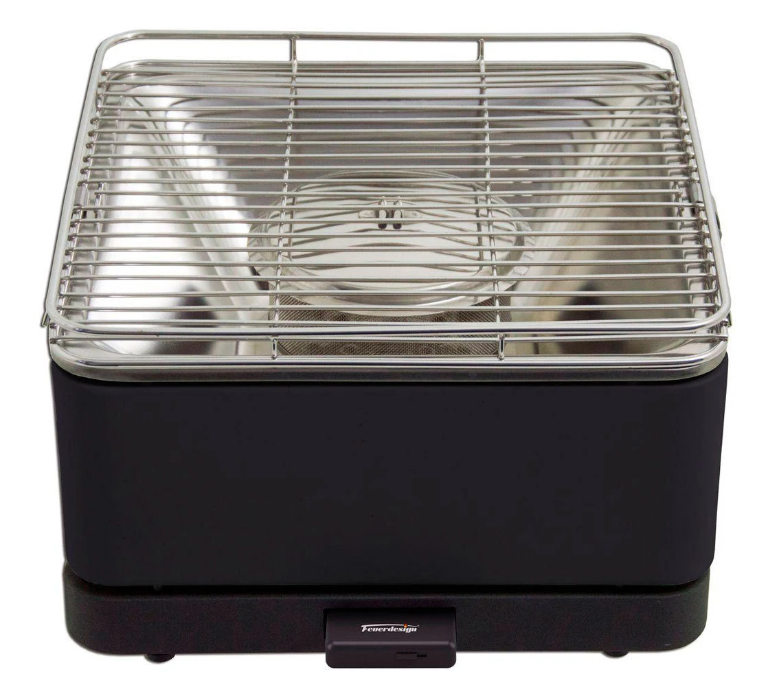 Barbacoa Portatil Sin Humo Teide Gris 1 Barbacoa Portatil Sin Humo Teide Gris