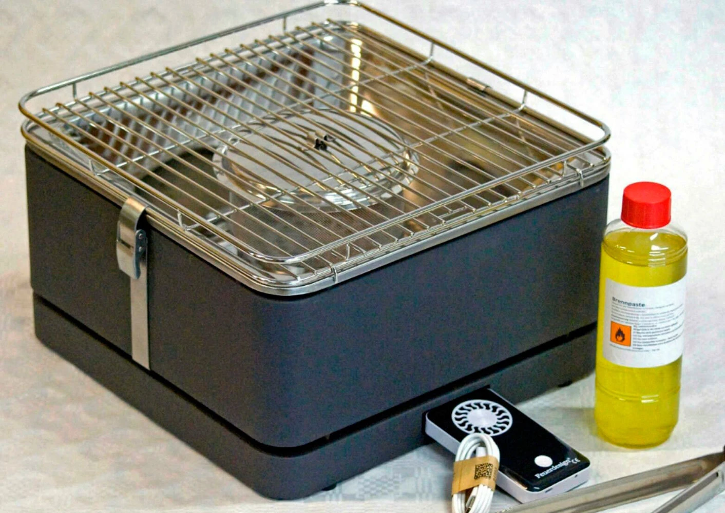 Barbacoa Portatil Sin Humo Teide Gris 12 Barbacoa Portatil Sin Humo Teide Gris - Imagen 12