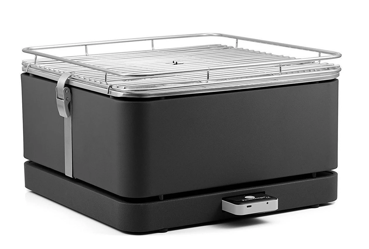 Barbacoa Portatil Sin Humo Teide Gris 2 Barbacoa Portatil Sin Humo Teide Gris - Imagen 2