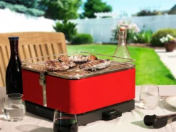 Barbacoa Portatil Sin Humo Teide Rojo -Napoleon || Weber || Broil King Ventas Barbacoa Portatil Sin Humo Teide Rojo 11