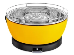 Barbacoa Portatil Sin Humo Vesubio Amarillo