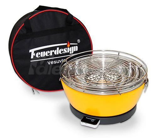 Barbacoa Portatil Sin Humo Vesubio Amarillo 13 Barbacoa Portatil Sin Humo Vesubio Amarillo - Imagen 13