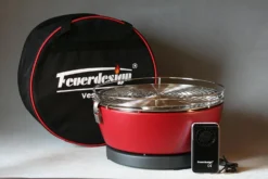 Barbacoa Portatil Sin Humo Vesubio Rojo -Napoleon || Weber || Broil King Ventas Barbacoa Portatil Sin Humo Vesubio Rojo 14