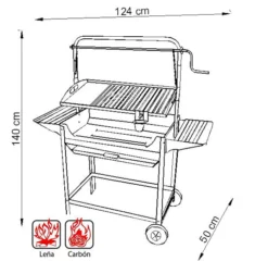 IMEX Barbacoa Todo Acero Inoxidable Con Elevador Deluxe II -Napoleon || Weber || Broil King Ventas Barbacoa Todo Acero Inoxidable con Elevador Deluxe II 3