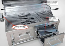 Barbacoa Carbón Y Leña Encastrar Zona Dual Híbrida -Napoleon || Weber || Broil King Ventas Barbacoa carbon y lena Encastrar Zona Dual Hibrida 4 a