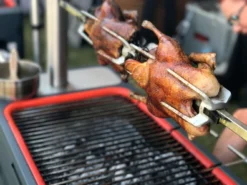 Barbacoa De Carbón Con Rustidor Hub -Napoleon || Weber || Broil King Ventas Barbacoa de Carbon con Rustidor Hub 11