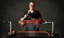 Barbacoa De Carbón Con Rustidor Hub -Napoleon || Weber || Broil King Ventas Barbacoa de Carbon con Rustidor Hub 22