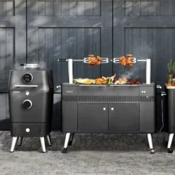 Barbacoa De Carbón Con Rustidor Hub II -Napoleon || Weber || Broil King Ventas Barbacoa de Carbon con Rustidor Hub II 12