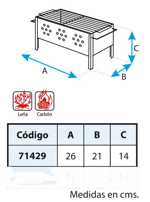 IMEX Barbacoa De Mesa Con Parrilla Cincada III 3 IMEX Barbacoa De Mesa Con Parrilla Cincada III - Imagen 3