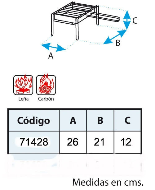 IMEX Barbacoa De Mesa Con Parrilla Cincada II 3 IMEX Barbacoa De Mesa Con Parrilla Cincada II - Imagen 3