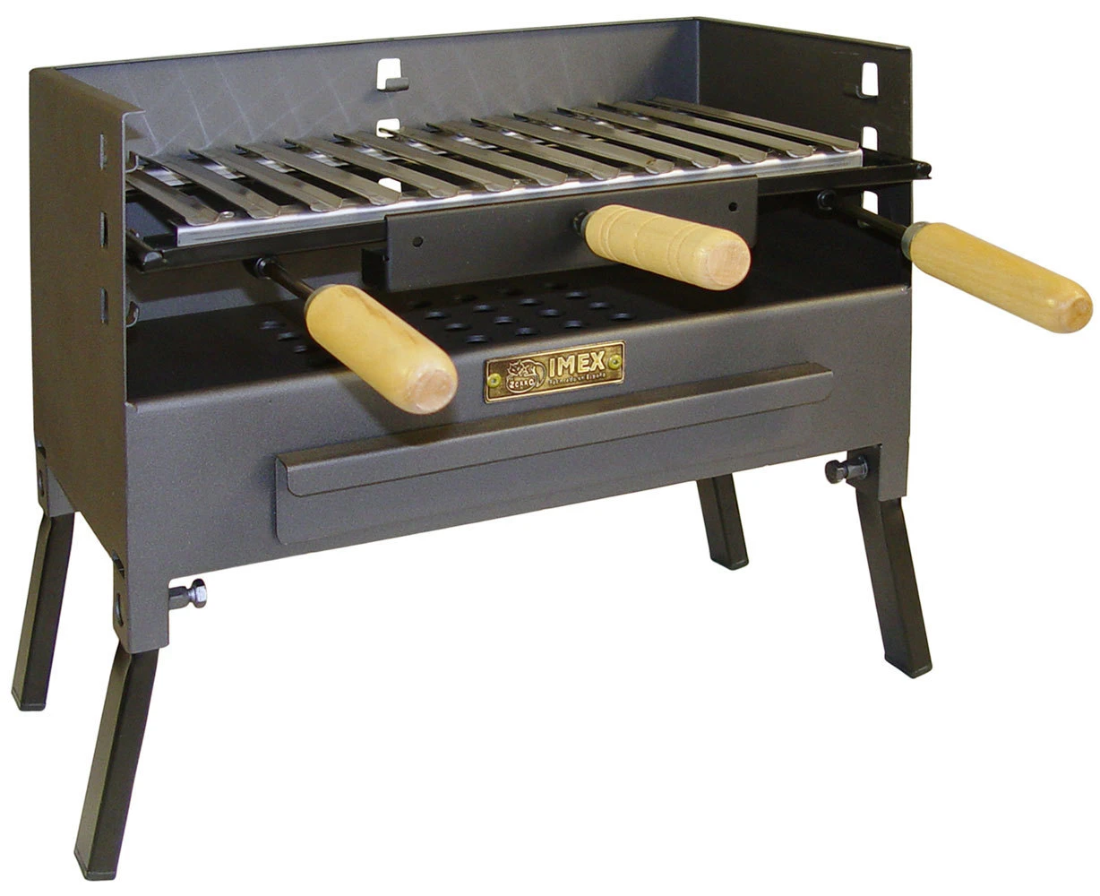 IMEX Barbacoa De Mesa Con Parrilla Inox 1 IMEX Barbacoa De Mesa Con Parrilla Inox