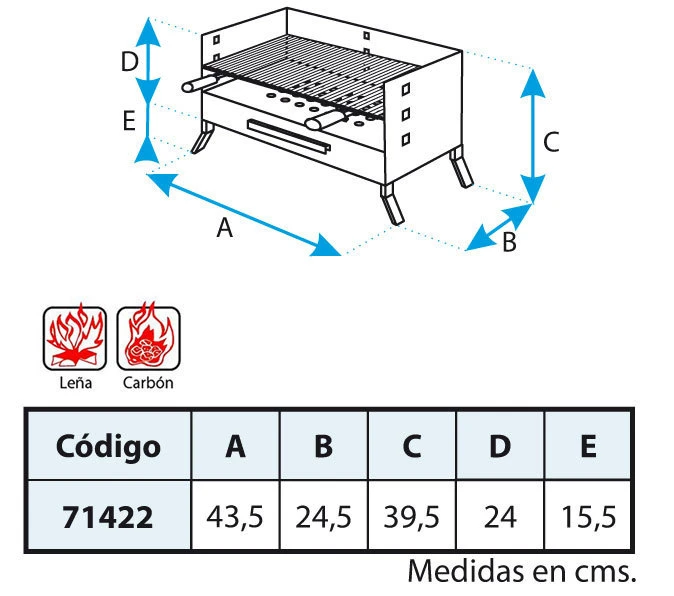 IMEX Barbacoa De Mesa Con Parrilla Inox 3 IMEX Barbacoa De Mesa Con Parrilla Inox - Imagen 3