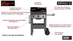 Weber Spirit II E-310 GBS Negra -Napoleon || Weber || Broil King Ventas Barbacoa gas Weber Spirit II E 310 GBS Negra