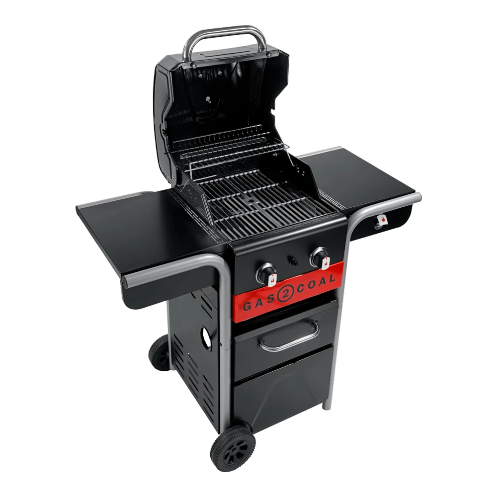 Barbacoa Gas Y Carbón Gas2Coal 2.0 De 2 Quemadores - Imagen 5