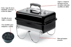 Weber Go-Anywhere Black Carbón 15 Weber Go-Anywhere Black Carbón -Napoleon || Weber || Broil King Ventas Barbacoa portatil Go Anywhere Black carbon 8