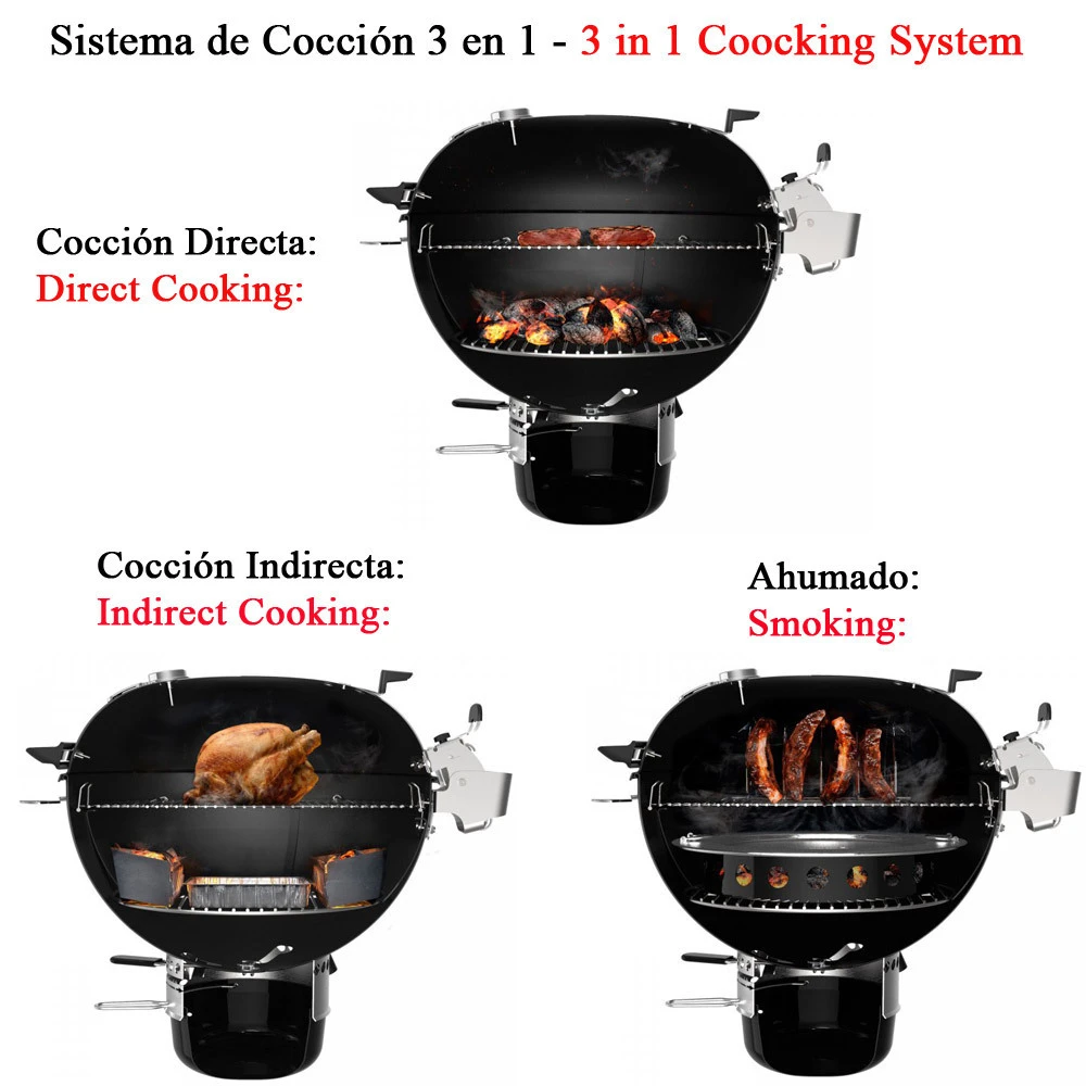 Master-Touch GBS Premium SE E-5775 57 Cm Weber Negra 9 Master-Touch GBS Premium SE E-5775 57 Cm Weber Negra - Imagen 9