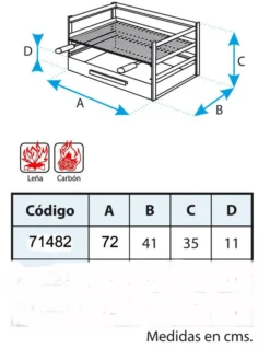 Cajon Barbacoa Fijar En Pared Grande -Napoleon || Weber || Broil King Ventas Cajon Barbacoa Fijar en Pared Grande 3