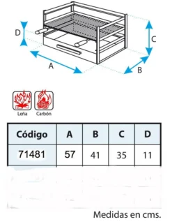 Cajon Barbacoa Fijar En Pared Mediano 5 Cajon Barbacoa Fijar En Pared Mediano -Napoleon || Weber || Broil King Ventas Cajon Barbacoa Fijar en Pared Mediano 3