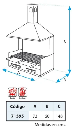 Cajon Barbacoa Con Chimenea Grande Extra Fondo 5 Cajon Barbacoa Con Chimenea Grande Extra Fondo -Napoleon || Weber || Broil King Ventas Cajon Barbacoa con Chimenea Grande Extra Fondo 3