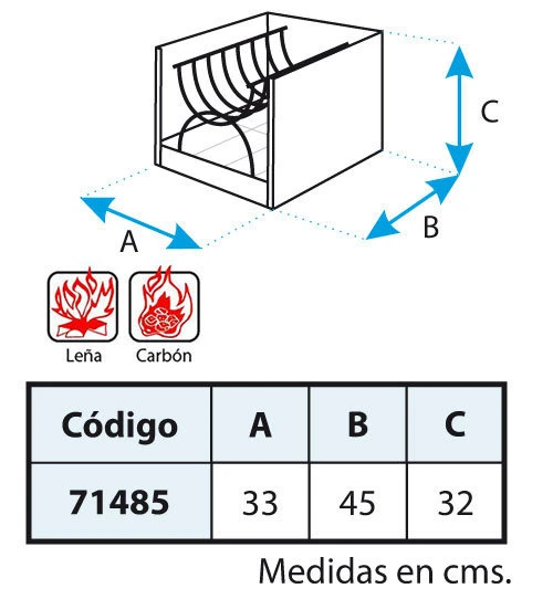 Cajon Leñero Barbacoa Argentina 4 Cajon Leñero Barbacoa Argentina - Imagen 4