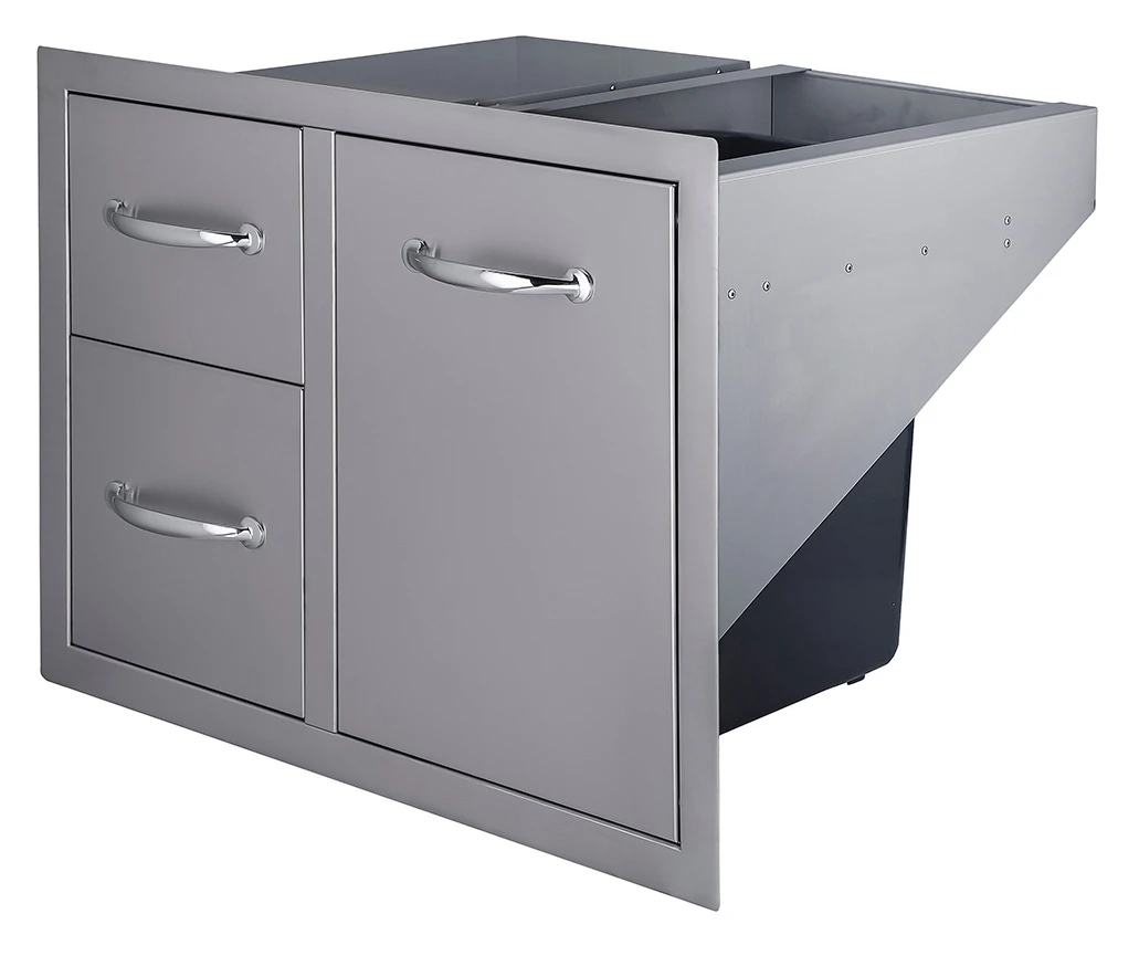 Cajonera Doble + Cajón Cubo Basura 2 Cajonera Doble + Cajón Cubo Basura - Imagen 2