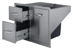 Cajonera Doble + Cajón Cubo Basura 6 Cajonera Doble + Cajón Cubo Basura -Napoleon || Weber || Broil King Ventas Cajonera doble cajon cubo basura 2