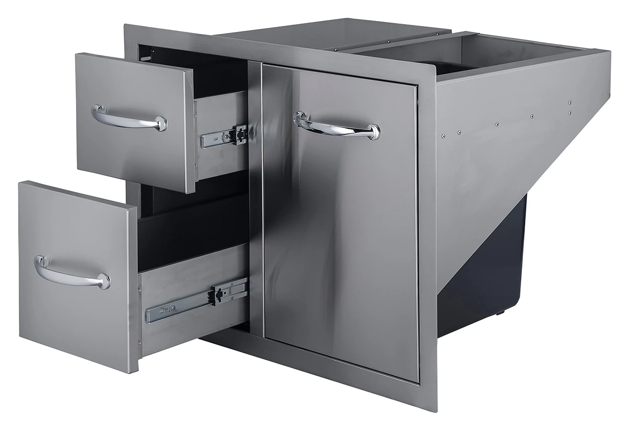 Cajonera Doble + Cajón Cubo Basura 3 Cajonera Doble + Cajón Cubo Basura - Imagen 3