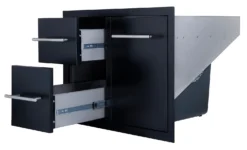 Cajonera Doble + Cajón Botella Gas O Cubo Basura Negro 7 Cajonera Doble + Cajón Botella Gas O Cubo Basura Negro -Napoleon || Weber || Broil King Ventas Cajonera doble cajon botella gas o cubo basura Negro 3