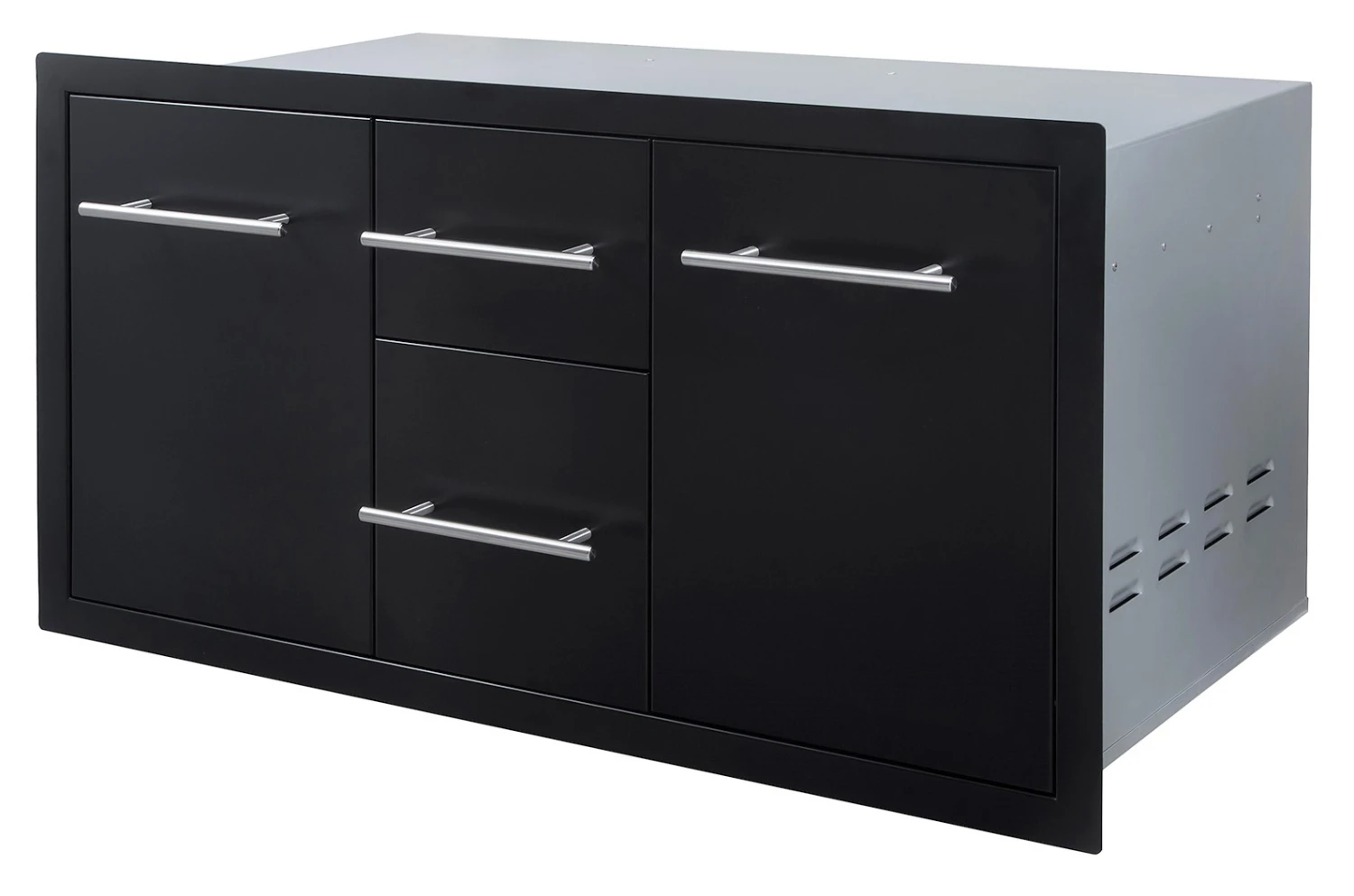 Cajonera Doble Grande + Cajón Botella Gas O Basura Negro 2 Cajonera Doble Grande + Cajón Botella Gas O Basura Negro - Imagen 2