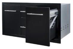 Cajonera Doble Grande + Cajón Botella Gas O Basura Negro 9 Cajonera Doble Grande + Cajón Botella Gas O Basura Negro -Napoleon || Weber || Broil King Ventas Cajonera doble grande cajon botella gas o basura Negro 4