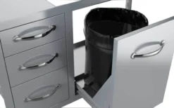 Cajonera Triple + Cajón Botella Gas O Cubo Basura 8 Cajonera Triple + Cajón Botella Gas O Cubo Basura -Napoleon || Weber || Broil King Ventas Cajonera triple cajon botella gas cubo basura 2