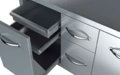 Cajonera Doble Grande + Cajón Botella Gas O Cubo Basura -Napoleon || Weber || Broil King Ventas Cajonera triple cajon botella gas o cubo basura 4