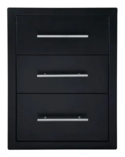 Cajonero Triple Alto Negro