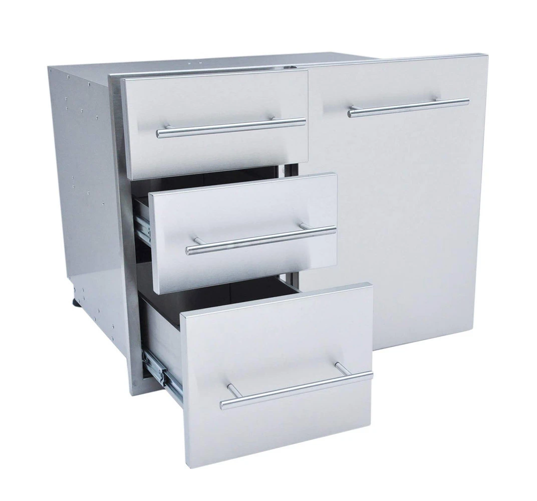 Cajonero Triple + Cajón Botella Gas O Cubo Basura DS 2 Cajonero Triple + Cajón Botella Gas O Cubo Basura DS - Imagen 2