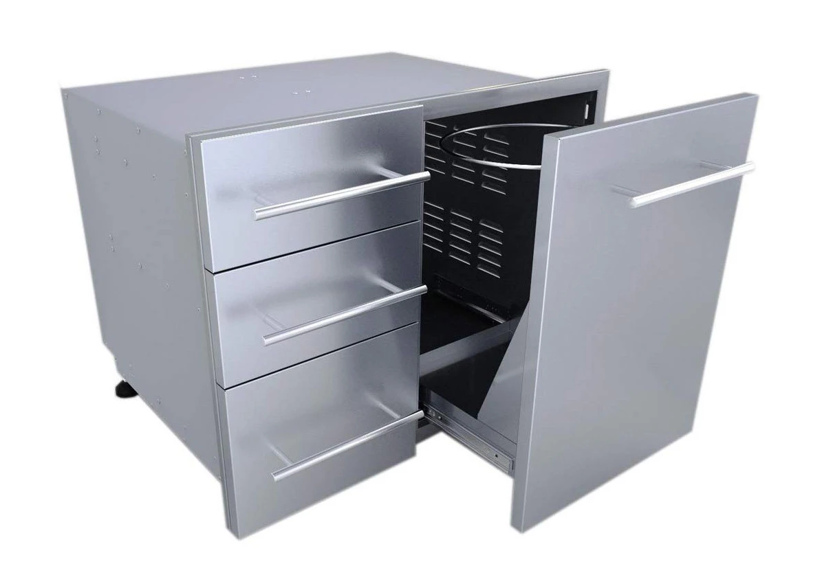 Cajonero Triple + Cajón Botella Gas O Cubo Basura DS 3 Cajonero Triple + Cajón Botella Gas O Cubo Basura DS - Imagen 3