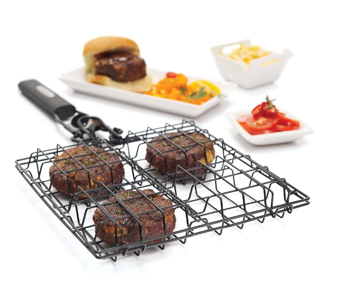 Broil King Cesta Para 4 Hamburguesas 2 Broil King Cesta Para 4 Hamburguesas - Imagen 2