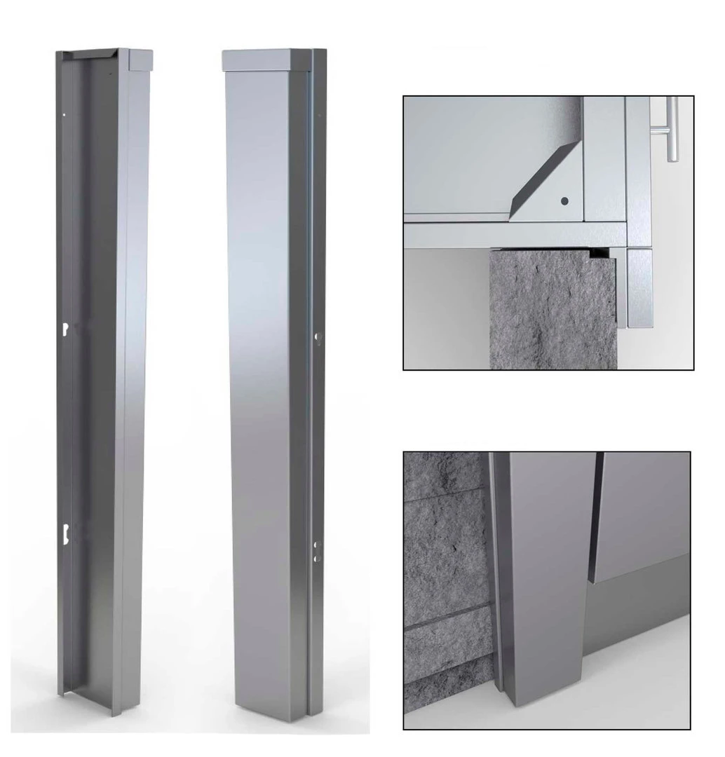 Chapa Protectora Izquierda 7,6 Cm. Para Módulos Base 2 Chapa Protectora Izquierda 7,6 Cm. Para Módulos Base - Imagen 2