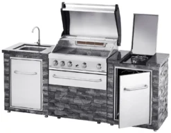 Cocina Exterior Acero Inoxidable Y Piedra Alicante -Napoleon || Weber || Broil King Ventas Cocina Exterior Acero Inoxidable y Piedra Alicante 3