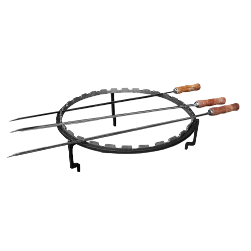 Conjunto Espetos Horizontales 100 Cm 1 Conjunto Espetos Horizontales 100 Cm