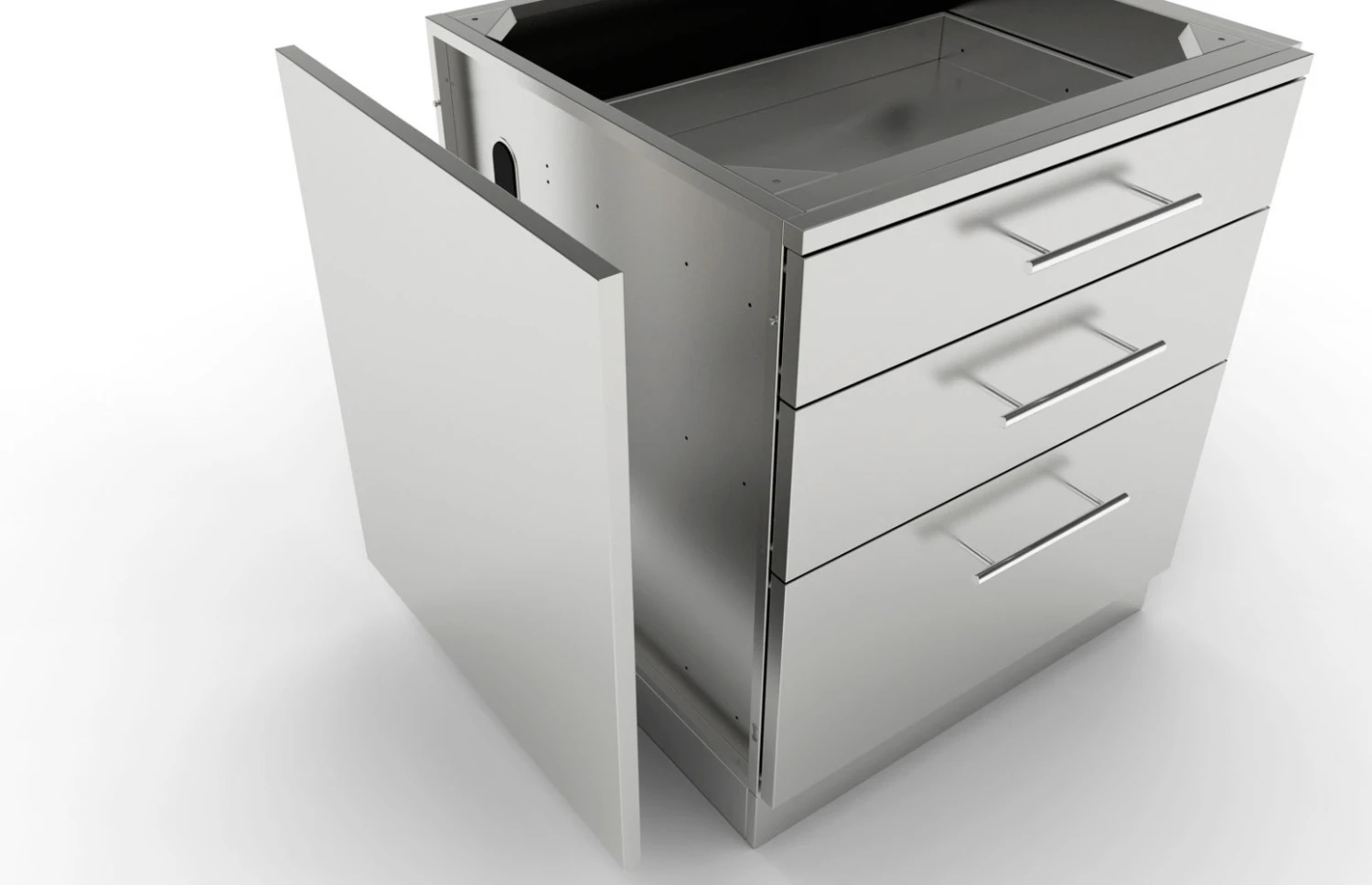 Costado Para Módulos Inox. 4 Costado Para Módulos Inox. - Imagen 4