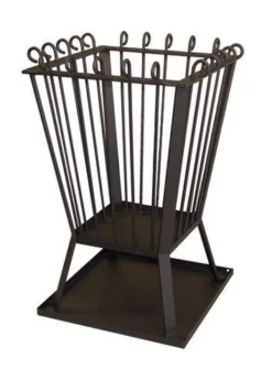 Estufa De Leña Tipo Cesto Cuadrada