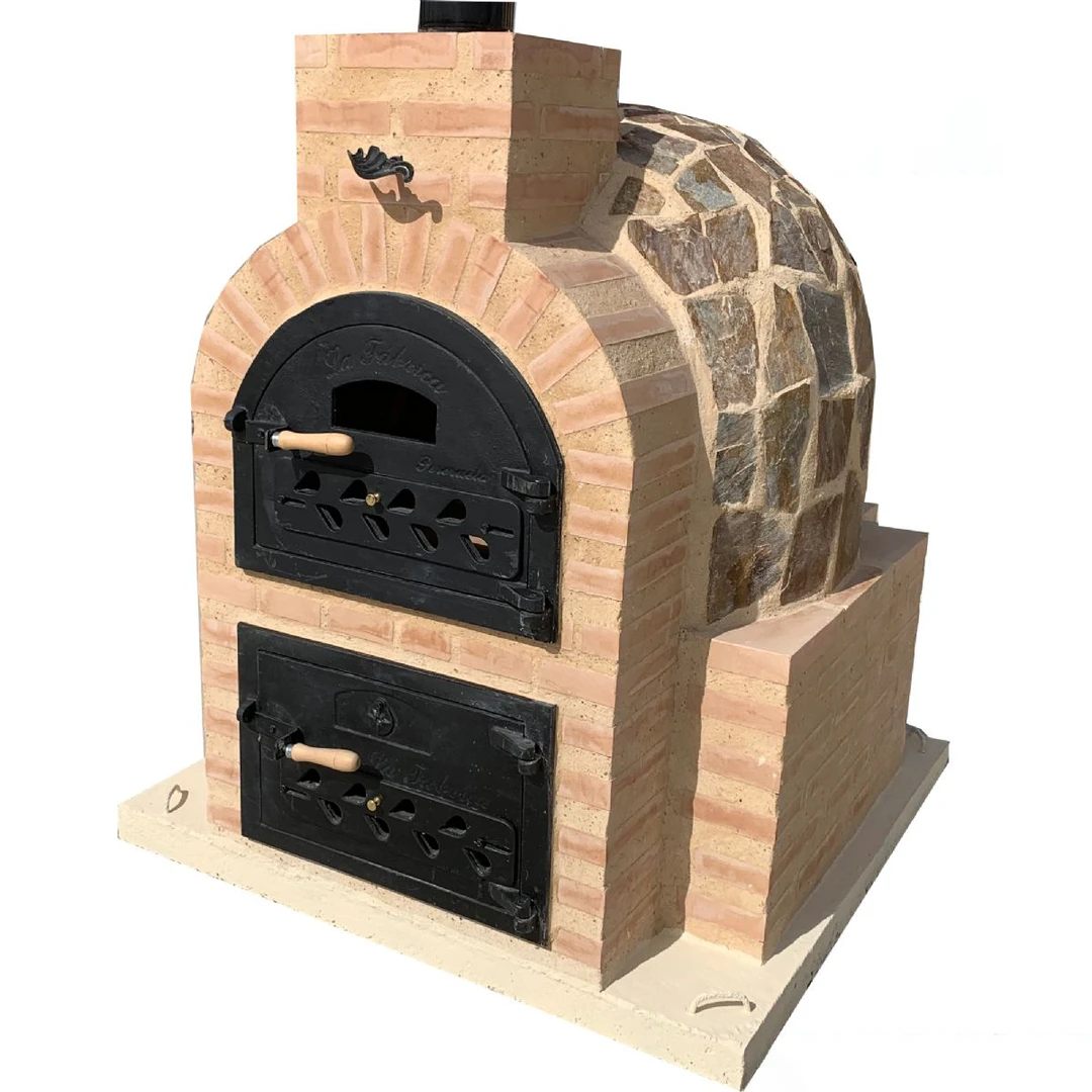 Hornilla Cuadrada Mixta Piedra 80 Cm. 2 Hornilla Cuadrada Mixta Piedra 80 Cm. - Imagen 2