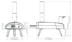Horno De Pellet Ooni Fyra 12 -Napoleon || Weber || Broil King Ventas Horno de Pellet Ooni Fyra 12 10